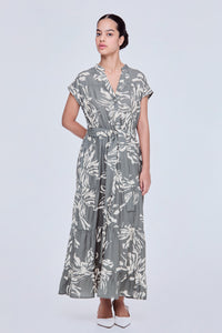 Printed Tiered Midaxi Dress
