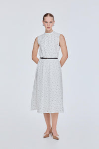 Flowy Polka Dot Vest Dress