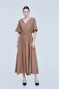 Cinched Waist Magyar Dress