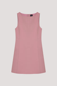 Tailored Boat Neck Mini Dress