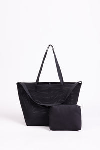 Mesh Knit Carryall Tote
