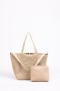 Mesh Knit Carryall Tote