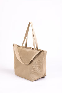 Mesh Knit Carryall Tote