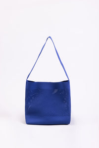 Mesh Knit Bucket Shoulder Bag