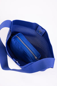 Mesh Knit Bucket Shoulder Bag