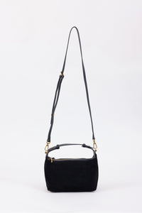 Two-Way Suede Mini Handbag