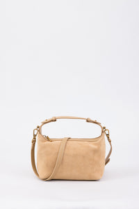 Two-Way Suede Mini Handbag