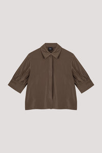 Mid Gathered Sleeve Shirt
