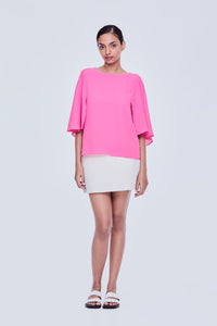 Flowy Sleeve Slit Blouse