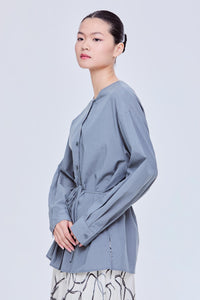 Belted Long Sleeve Shirt