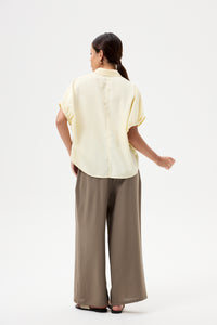Elasticised Sleeve Blouse