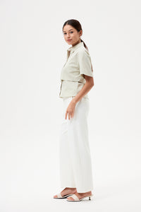 Layered Crop Shirt