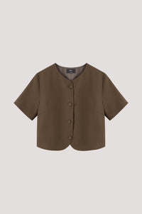 Short Sleeve Crop Mini Outer Top