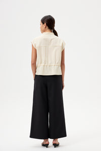 Collared Cargo Vest Top