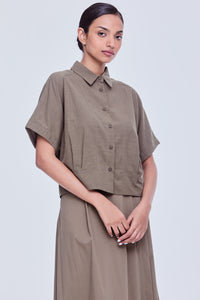 Panelled Short Sleeve Shirt