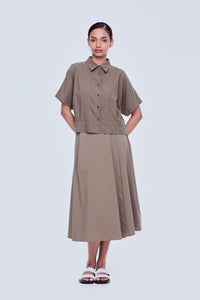 Panelled Short Sleeve Shirt