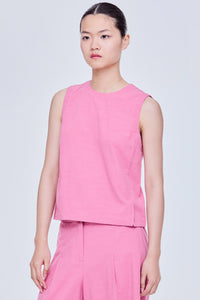 Twin Vent Sleeveless Top