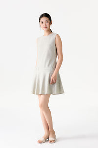 Sleeveless Peplum Mini Dress