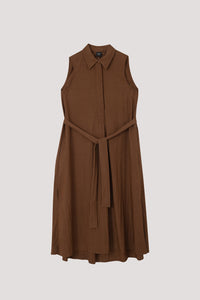 Collared Sleeveless Dress