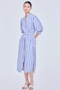 Balloon Sleeve Shirt Dress