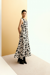 Floral Sleeveless Midaxi Dress
