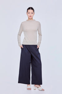 Long Sleeve Lurex Knit Top