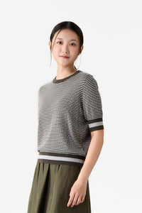 Pattern Knit Blouse