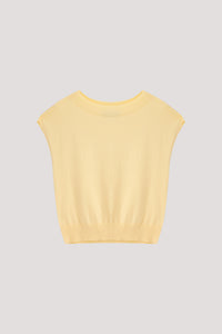 Ribbed Trim Knit Top