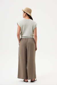 Faux Two-Piece Magyar Knit Top