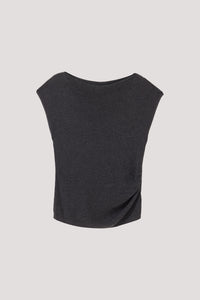 Boat Neck Knit Top