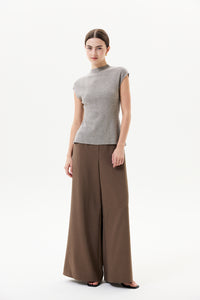 Mock Neck Magyar Knit Top