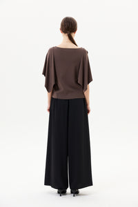 Handkerchief Sleeve Knit Top