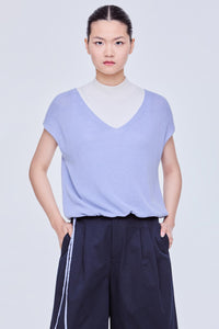 Semi-Sheer Magyar Knit Top