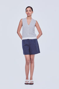 Stripe Knit Vest