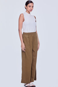 Wide Leg Sheen Trousers