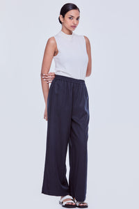 Wide Leg Sheen Trousers