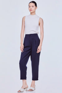 Pleated Tapered Pants