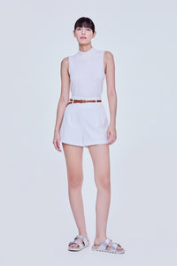 Pleated Waist Shorts