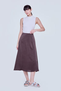 Soft Flare Midaxi Skirt