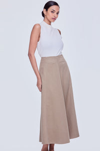 Panelled Flare Skirt