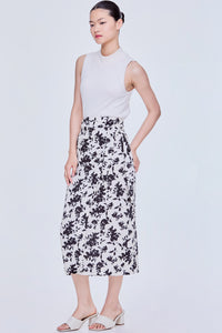 Floral Wrap Skirt