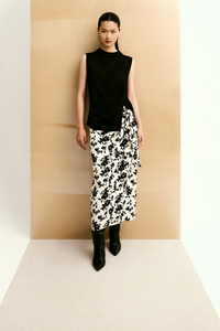 Floral Wrap Skirt