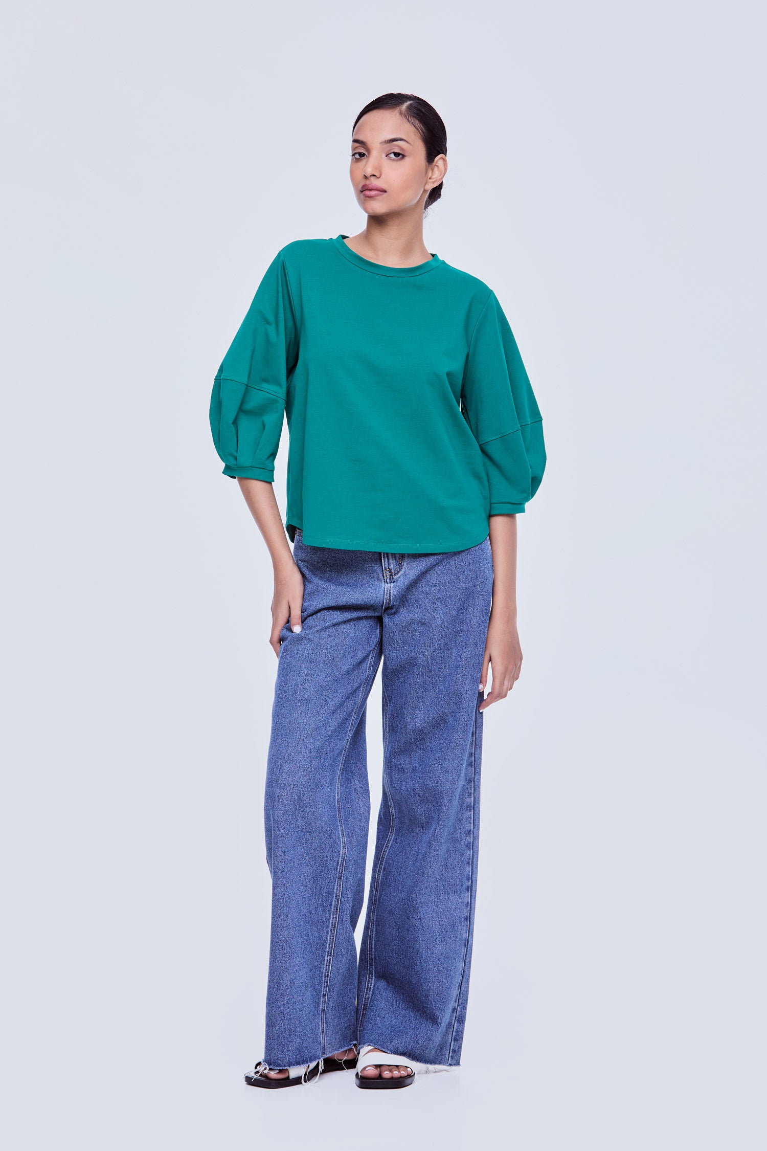 M Panelled Puffy Blouse – iORA