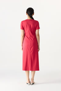 Twist Knot Jersey Dress