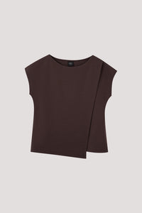 Asymmetrical Panelled Tee Blouse