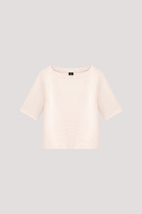 Fine Textured Half Sleeve Top