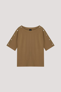 Button Shoulder Magyar Tee