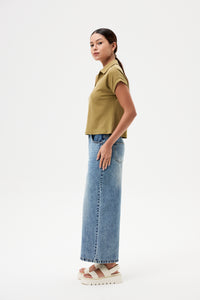 Collared Folded Cuffs Tee