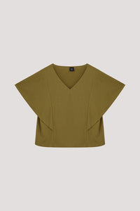 Flutter Sleeve Jersey Top