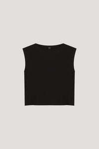 Boxy Sleeveless Jersey Top
